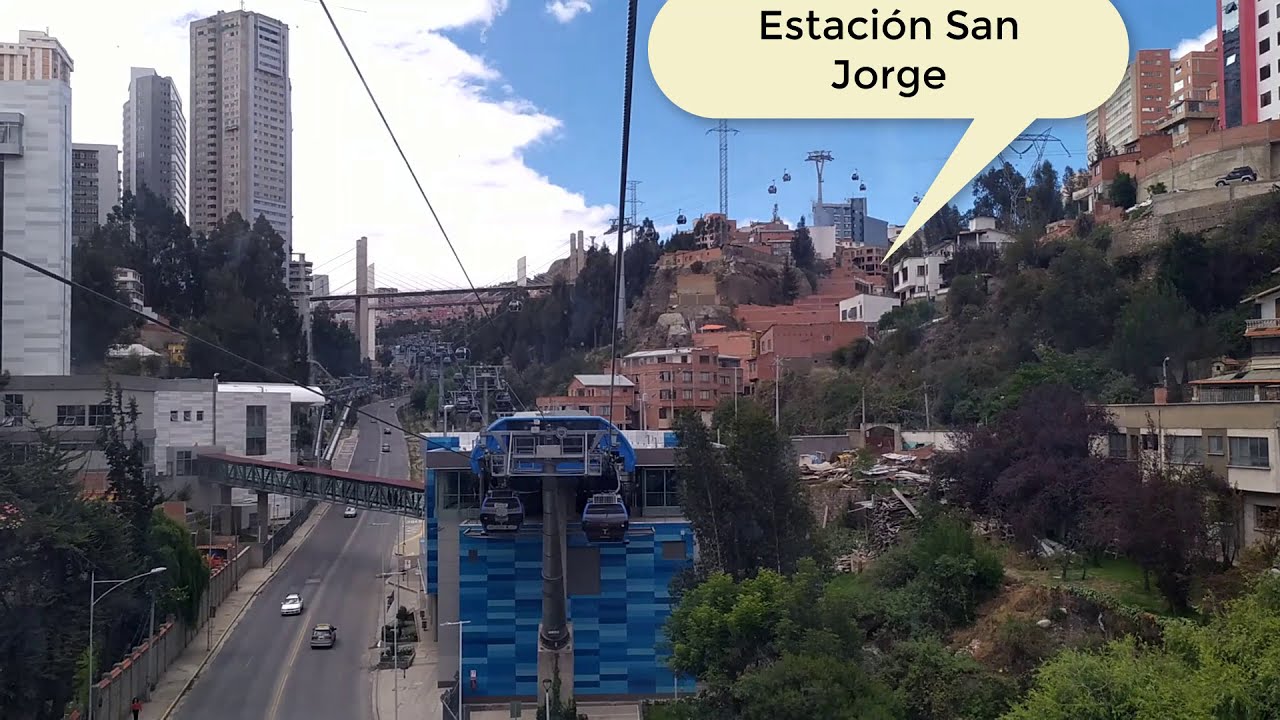 Teleférico Línea Celeste, Estación Del Libertador - Estación San Jorge