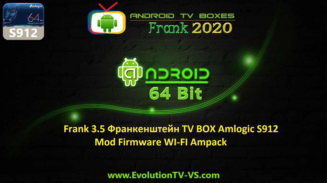 Frank 3.5 2020 Full Andorid AOSP 7.1.2 Mod Firmware Amlogic S912 Root + SuperSU Mecool BB2 Pro