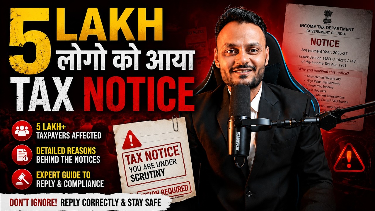 TAX NOTICE Alert! Salaried Taxpayers Asked to Prove Deductions & Exemptions