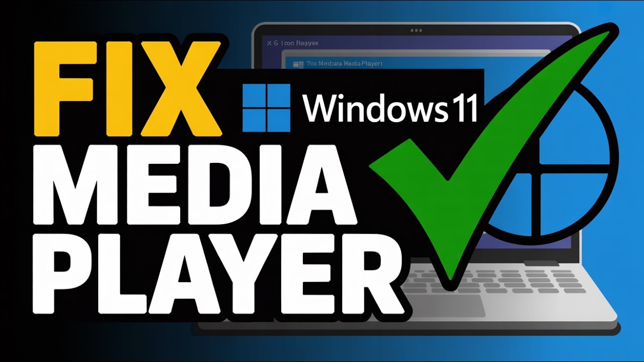 Исправление всех проблем с Windows Media Player на ПК/ноутбуке с Windows 11 (2026)