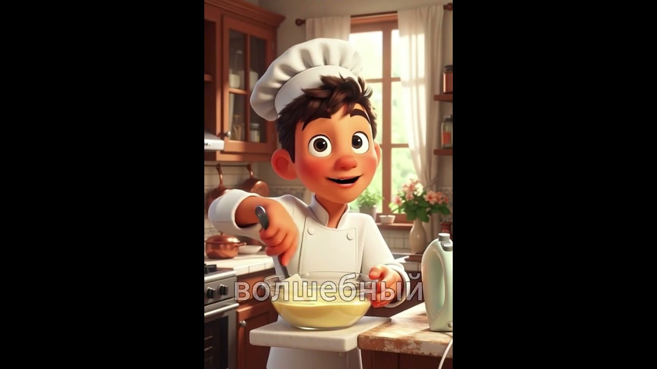 Макс печёт Наполеон! 🥧💕 Pixar-style рецепт #ai #aivideo #shortvideo