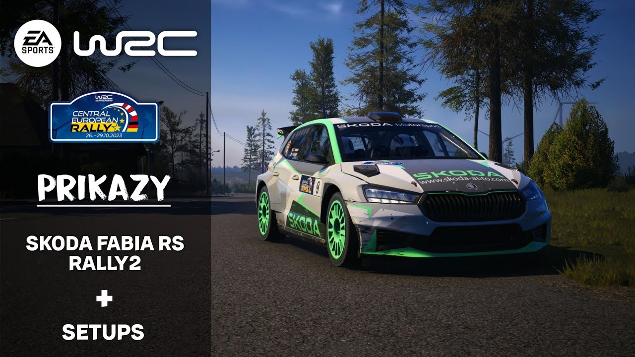 EA SPORTS WRC (WR) ● Skoda Fabia RS Rally2 - Setups : Central European Rally 🇪🇺