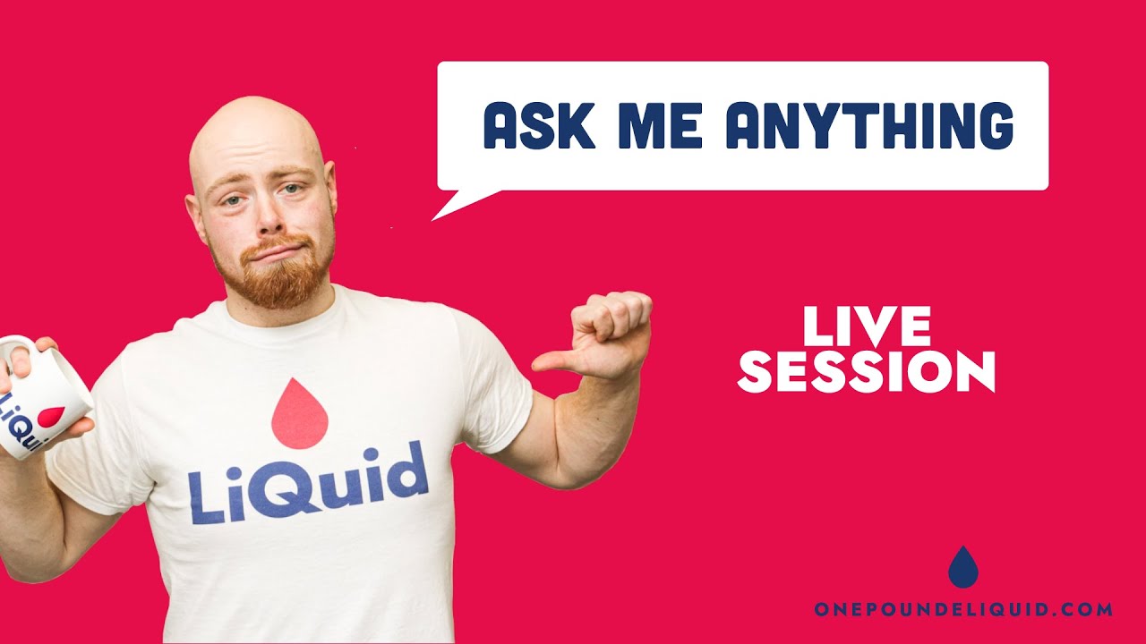 Onepoundeliquid Ask Ollie Live Q&A - February 2022 (Vaping, E-Cigarette & E-liquid Advice)