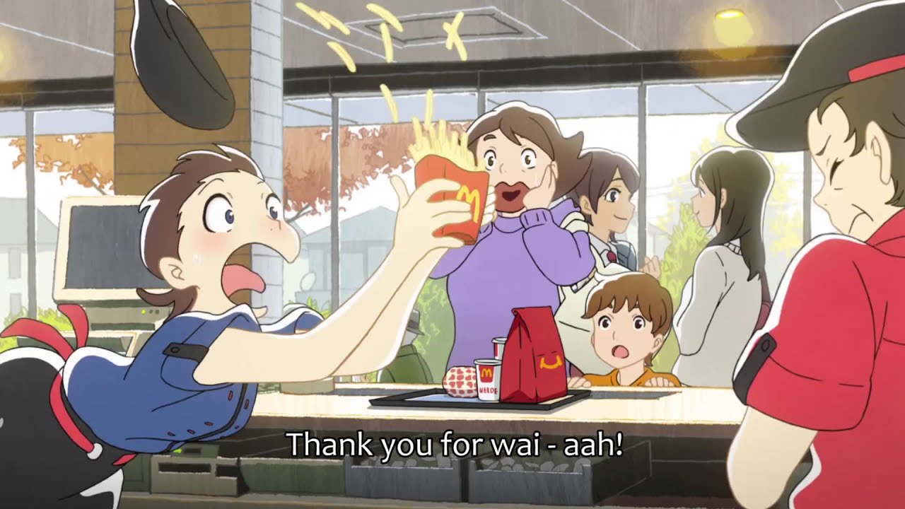 McDonald's Anime Commercial English Subs