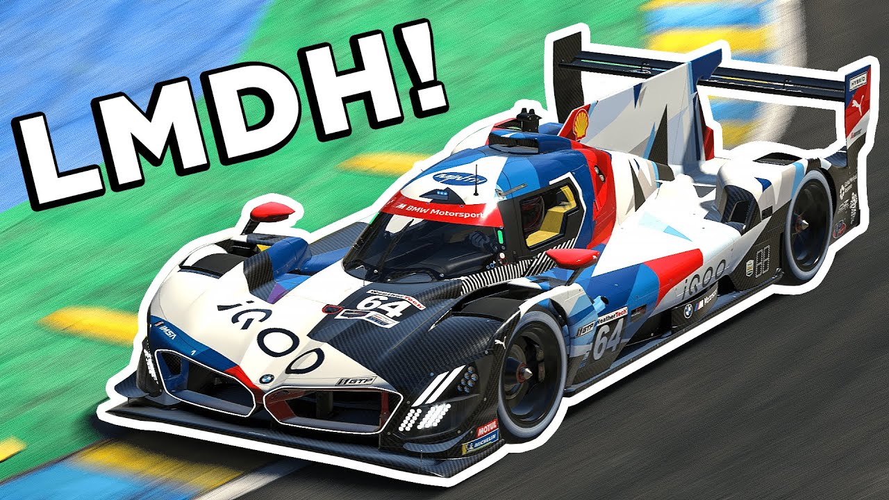 The NEW BMW LMDh Car In iRacing Is AMAZING!!