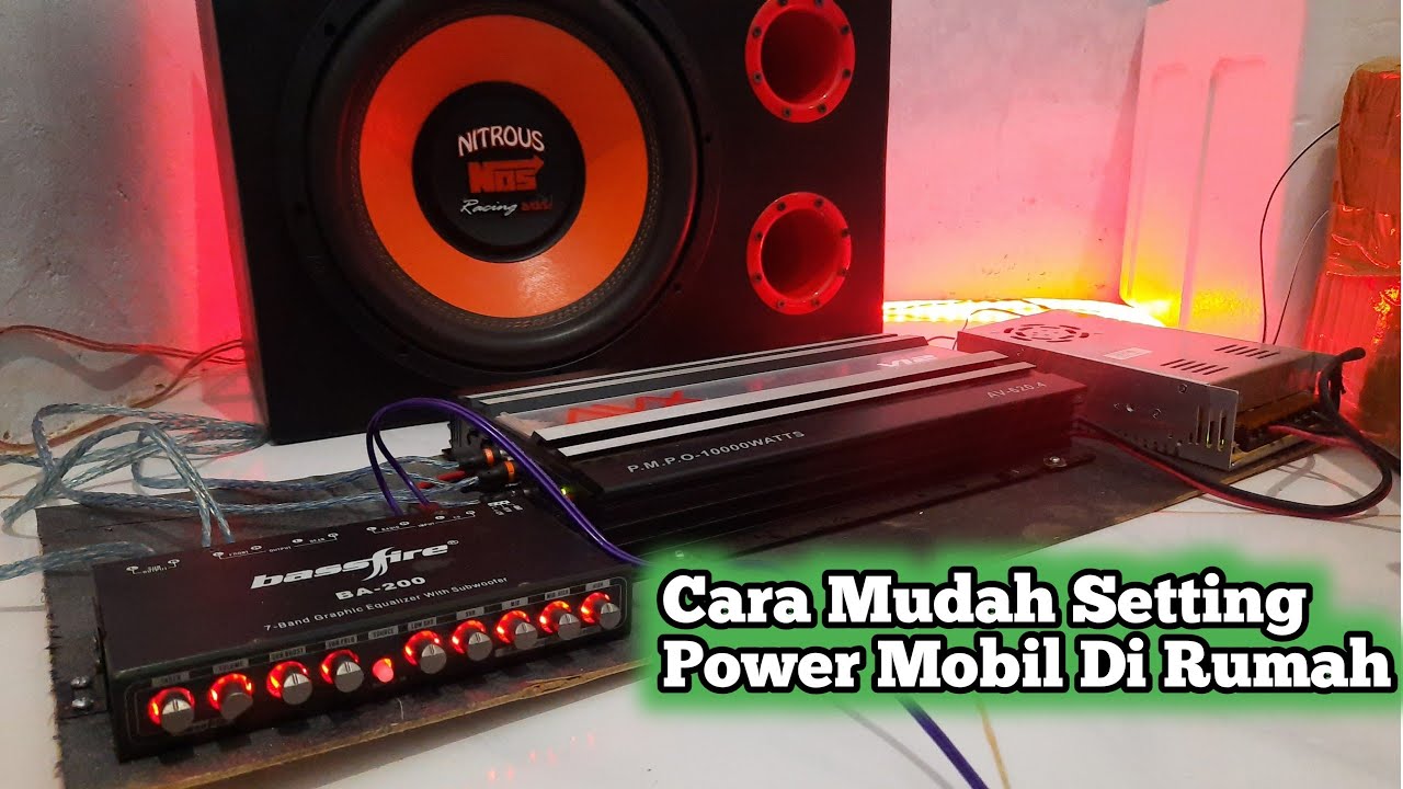 Cara Setting Power 4 Channel Mobil Pakai Parametrik atau Pre Amp | KLINIK OTOMOTIF