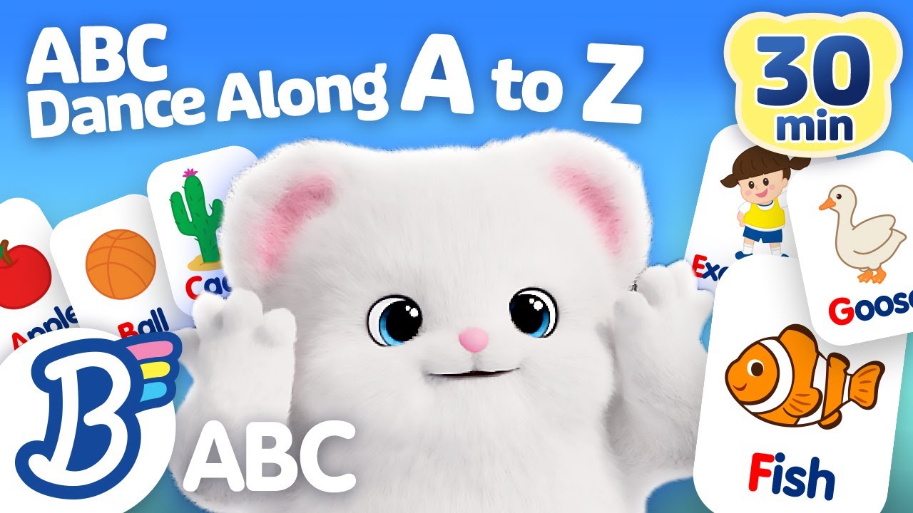 ✏️(30 MIN) ABC Dance Along A-Z Compilation l Badanamu Nursery Rhymes, ABC Songs, Kids Songs