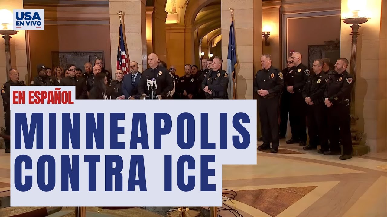 Policia de Minnesota reaccionan ante tensiones con agentes de ICE| USA EN VIVO 🔴