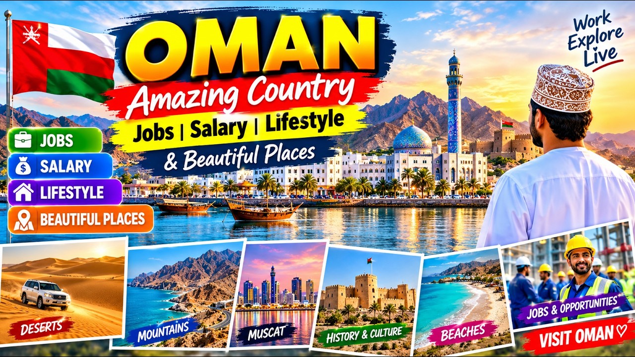 Oman 🇴🇲 Amazing Country | Jobs, Salary, Lifestyle & Beautiful Places😲