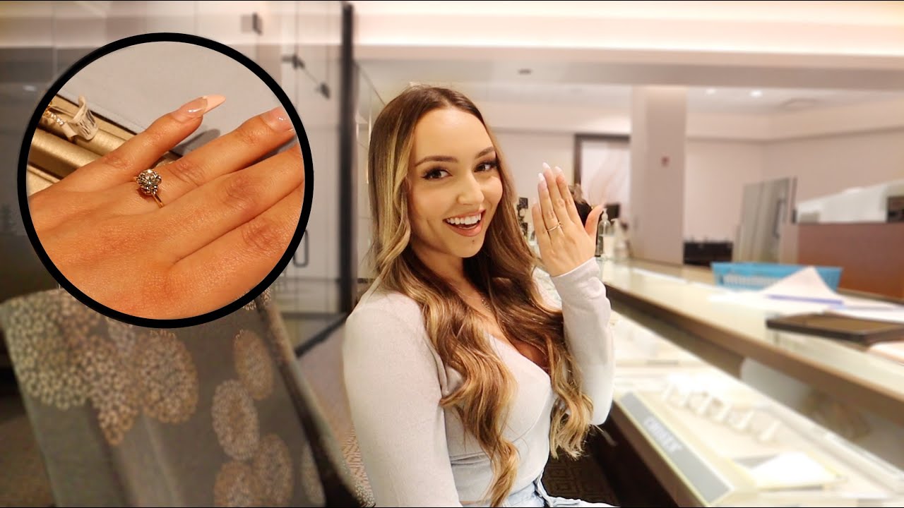 TRYING ON ENGAGEMENT RINGS FOR THE FIRST TIME!!