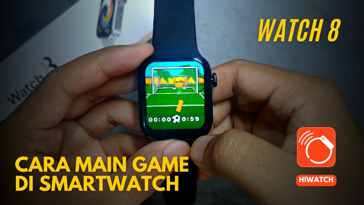 Cara Main Game Di Smartwatch Watch 8  / i8 Pro Max