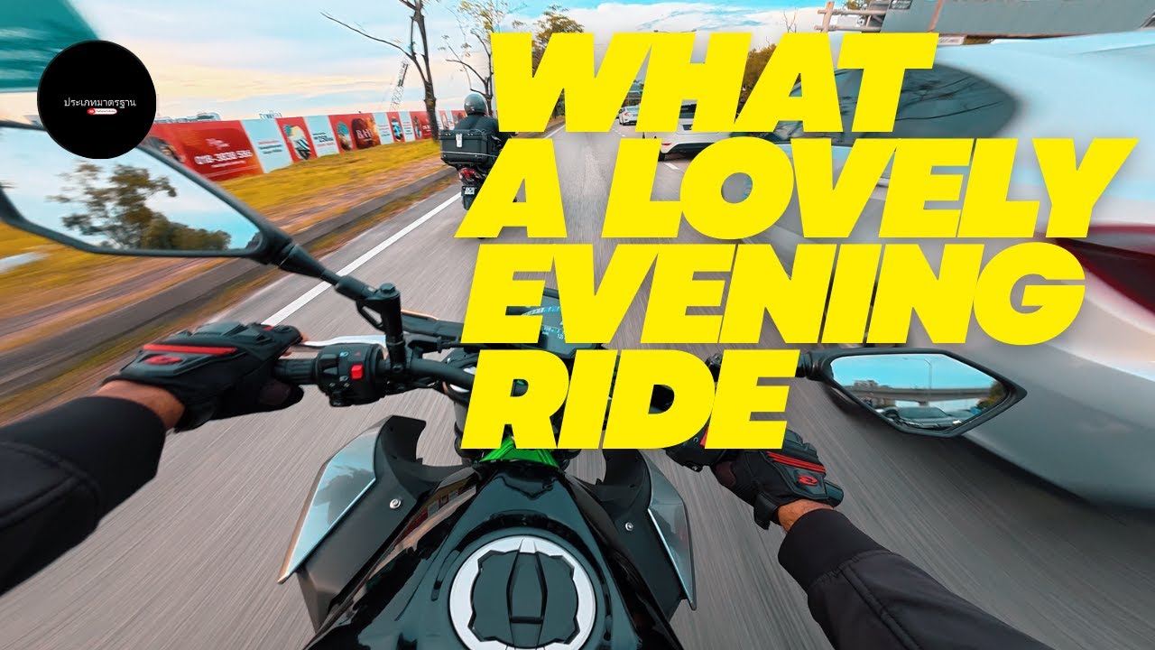 EVENING RIDE WITH Z500SE | 4K | ACTION 5 PRO