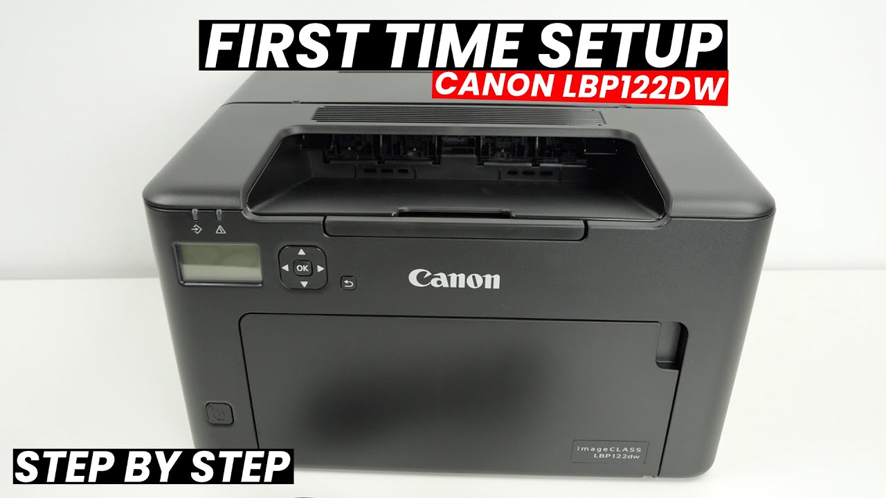 Как настроить Canon imageCLASS LBP122dw в первый раз — пошагово
