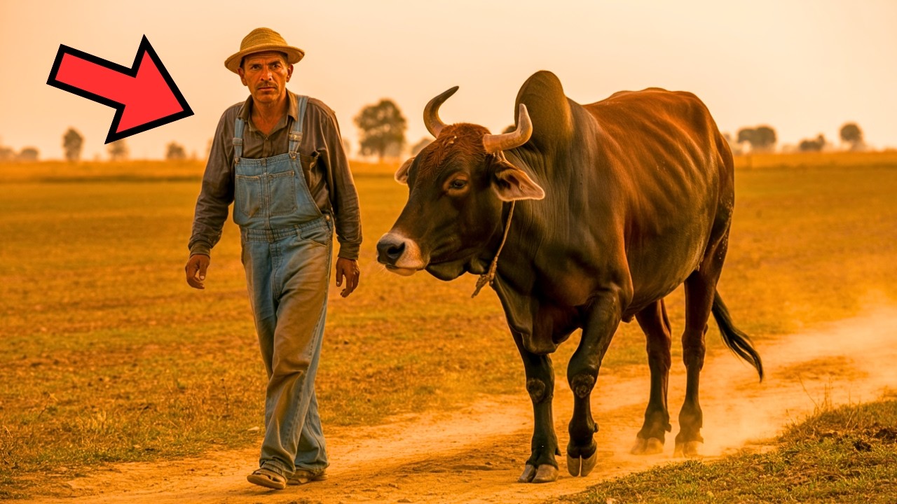 TORO SIGUE A HOMBRE POR HORAS, HASTA QUE DESCUBRE LA VERDADERA RAZÓN…