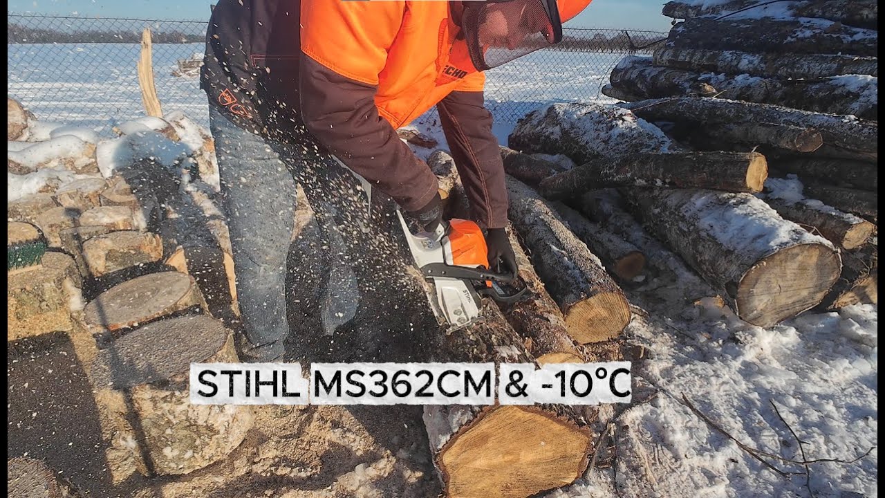 Czy Stihl MS362C-M daje radę przy -10&deg;C? ❄️🌲