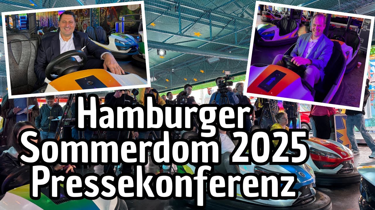 Hamburger Sommerdom 2025 Pressekonferenz | Funfairblog #271 [4K]