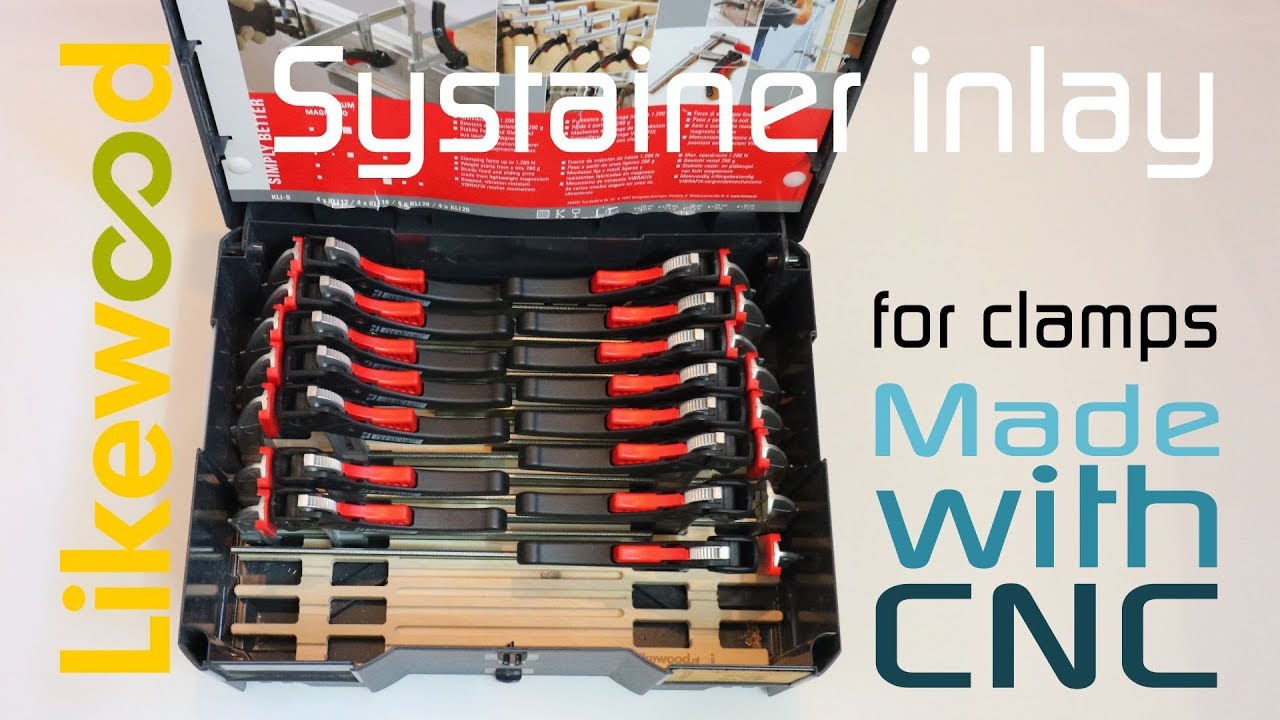 Systainer inlay for clamps | made with CNC