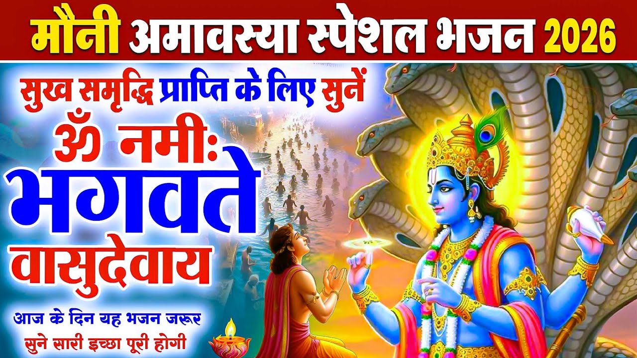 Mauni Amavasya Snan 2026 Lord Vishnu Fast Katha | Om Namo Bhagavate Vasudevay Powerful Mantra