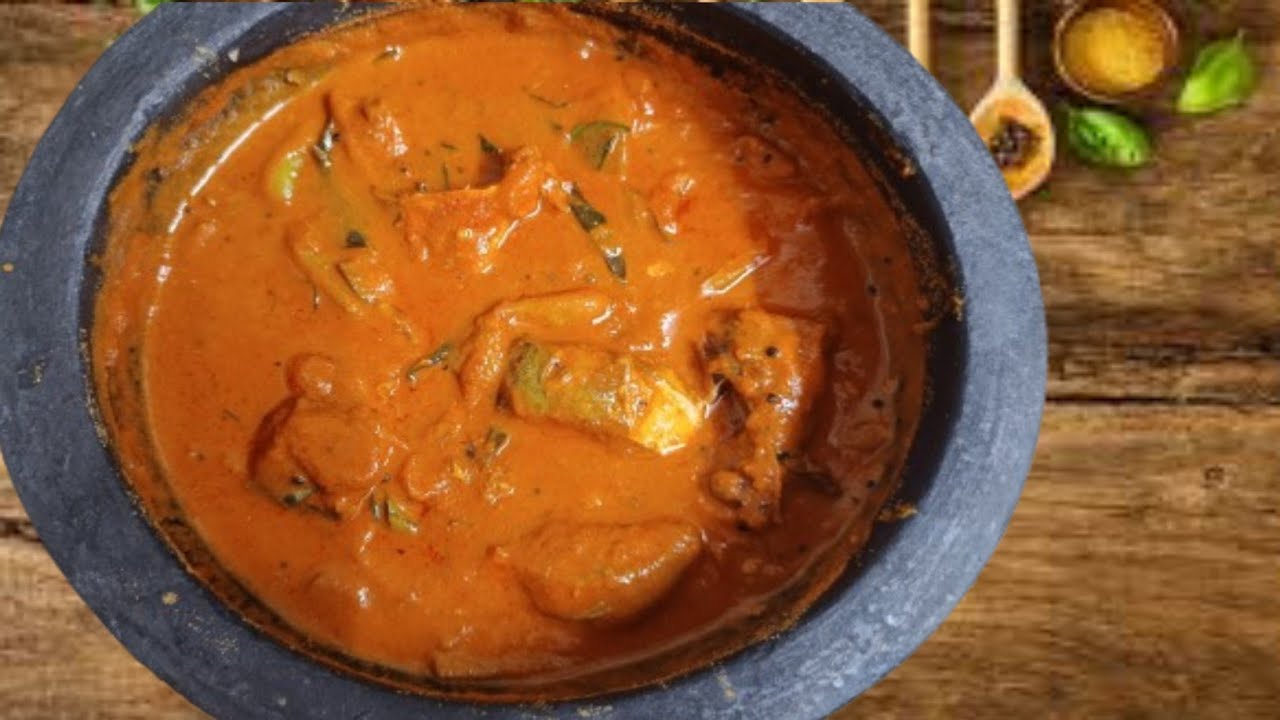 Trivandrum Style Ayala Meen Curry /mackerel fish curry/ അയല മീൻ കറി