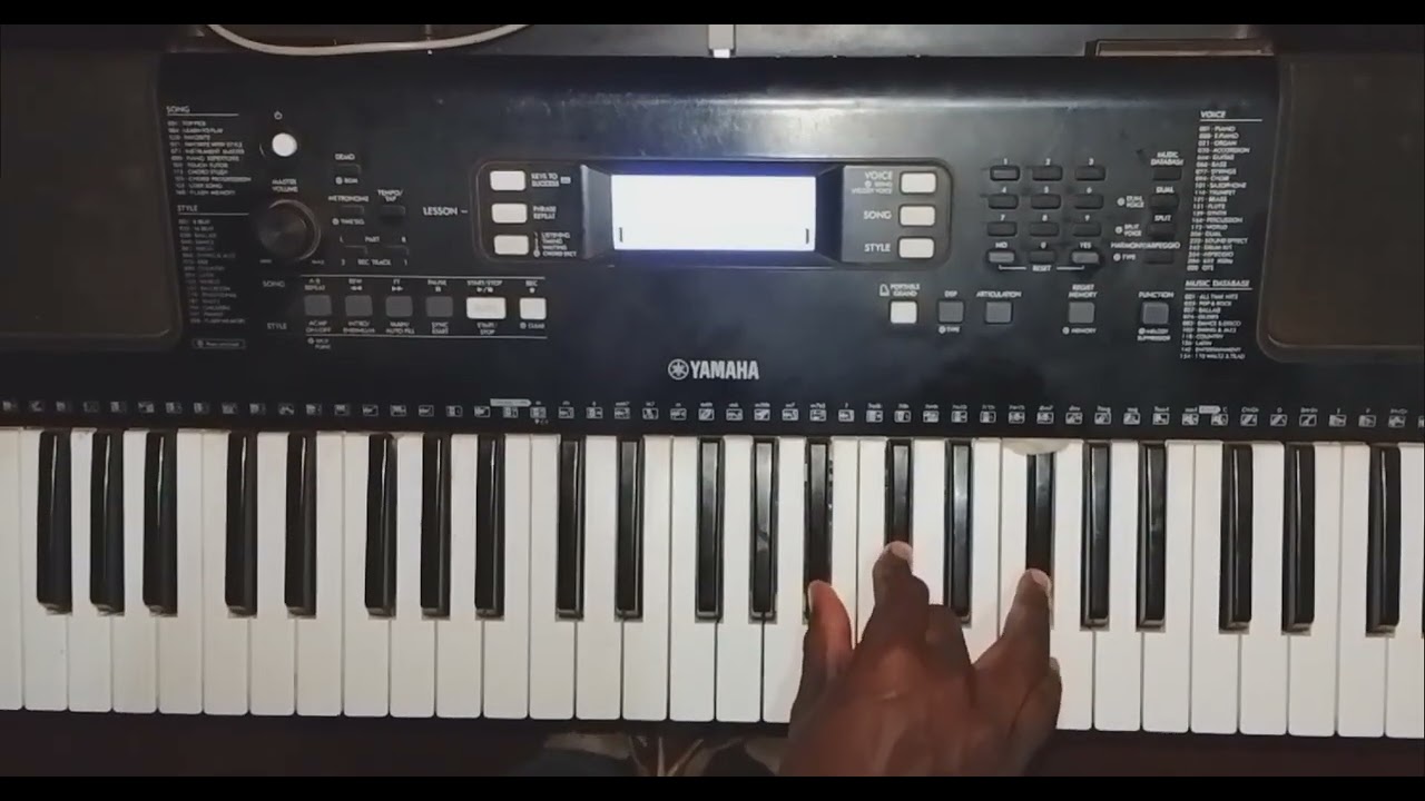 HOW TO PLAY VHANGERI NDORIPARIDZA CHETE IN F SHARP 