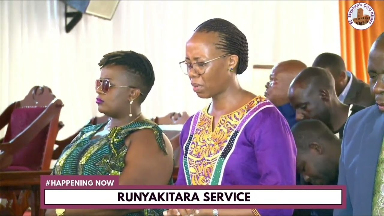 PRAYER LEAD BY REV. NATHAN AT KITARA CHURCH OF UGANDA.