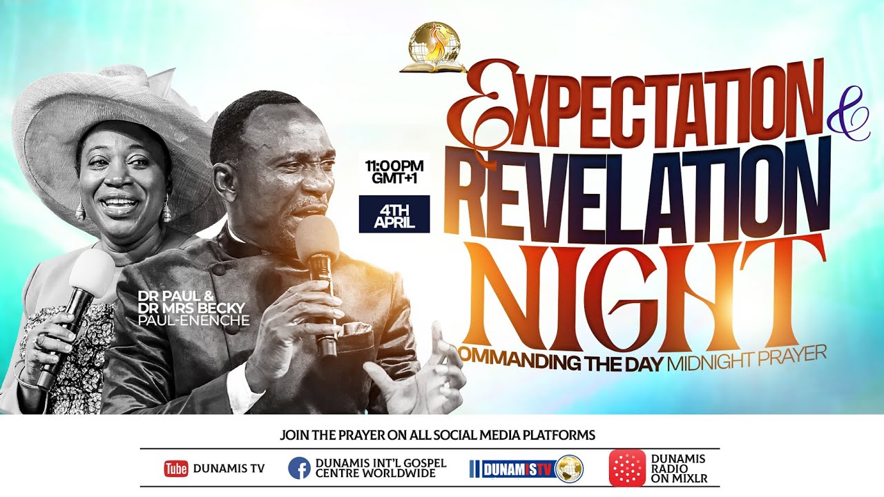 MID NIGHT PRAYER COMMANDING THE DAY || EXPECTATION AND REVELATION NIGHT || 04-04-2025