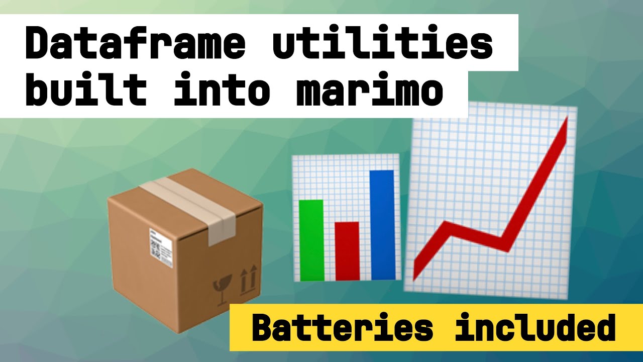 Компоненты пользовательского интерфейса, улучшающие работу с фреймами данных
