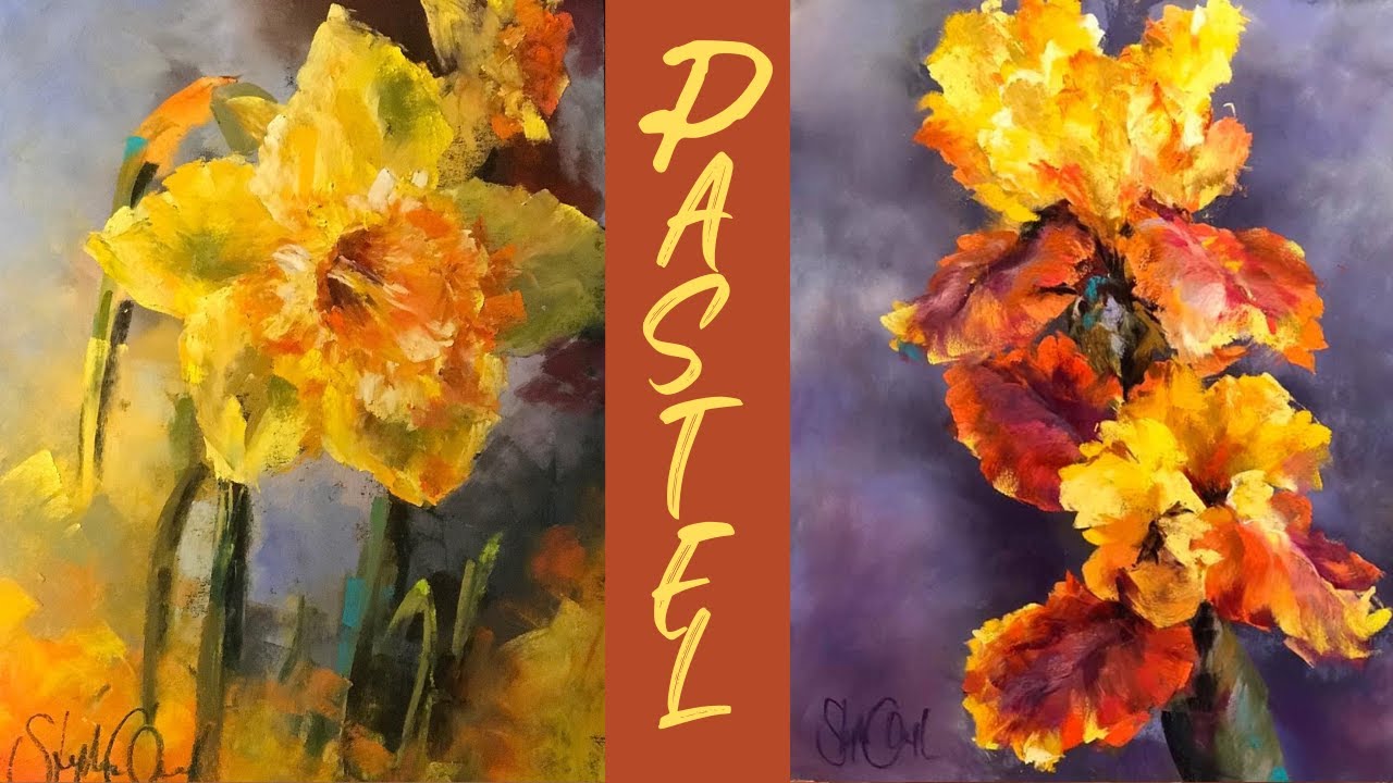 Pastel, watercolors by Stephie Clark, Australia.