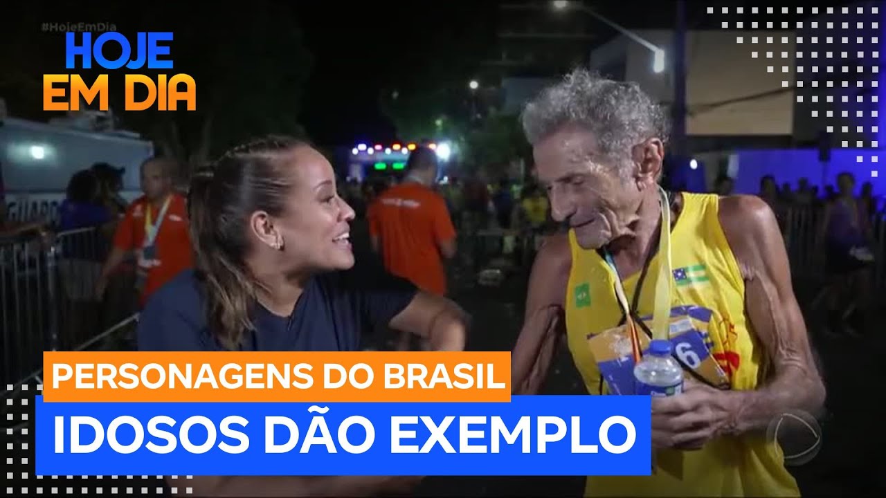 Personagens do Brasil: Idosos dão exemplo de superação ao participarem de corrida em Aracaju (SE)