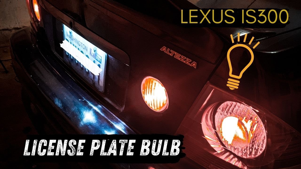IS300 LED License Plate bulb