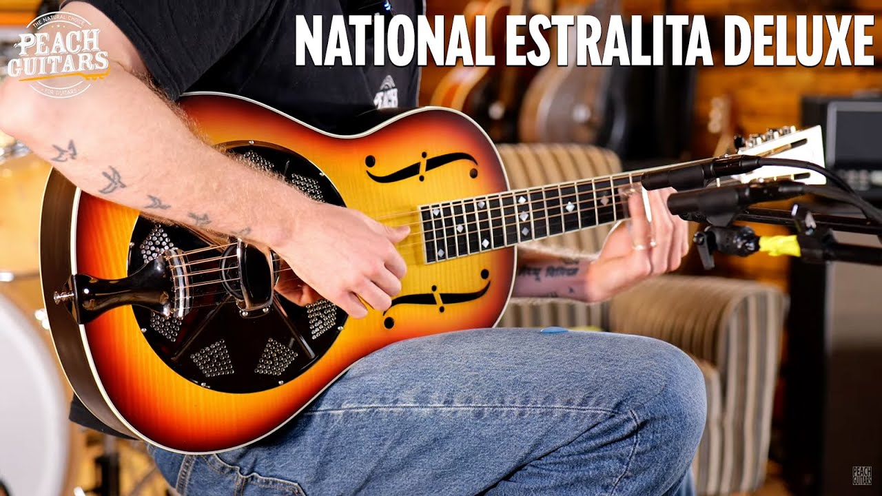 National Singlecones | Estralita Deluxe - Deep Body - 12-Fret