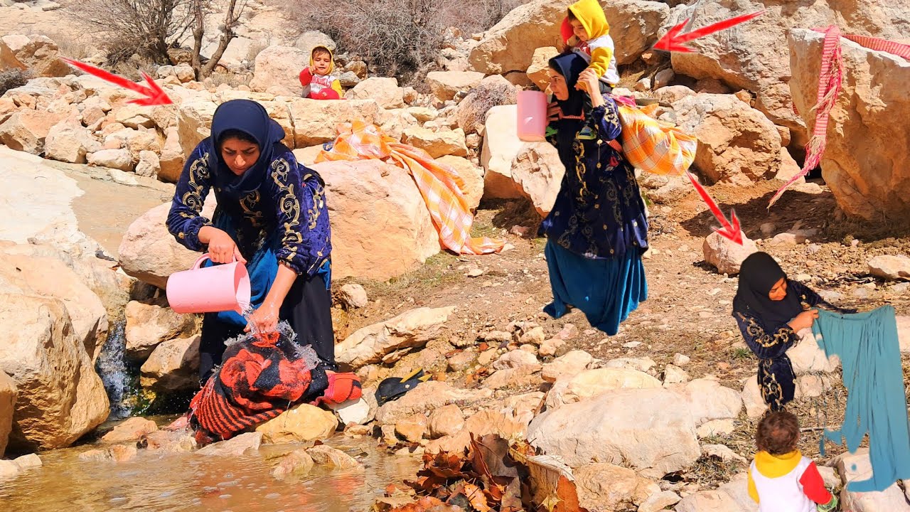 Helping Fatemeh Start Fresh | Cleaning the House & Washing Blankets 💧🧺