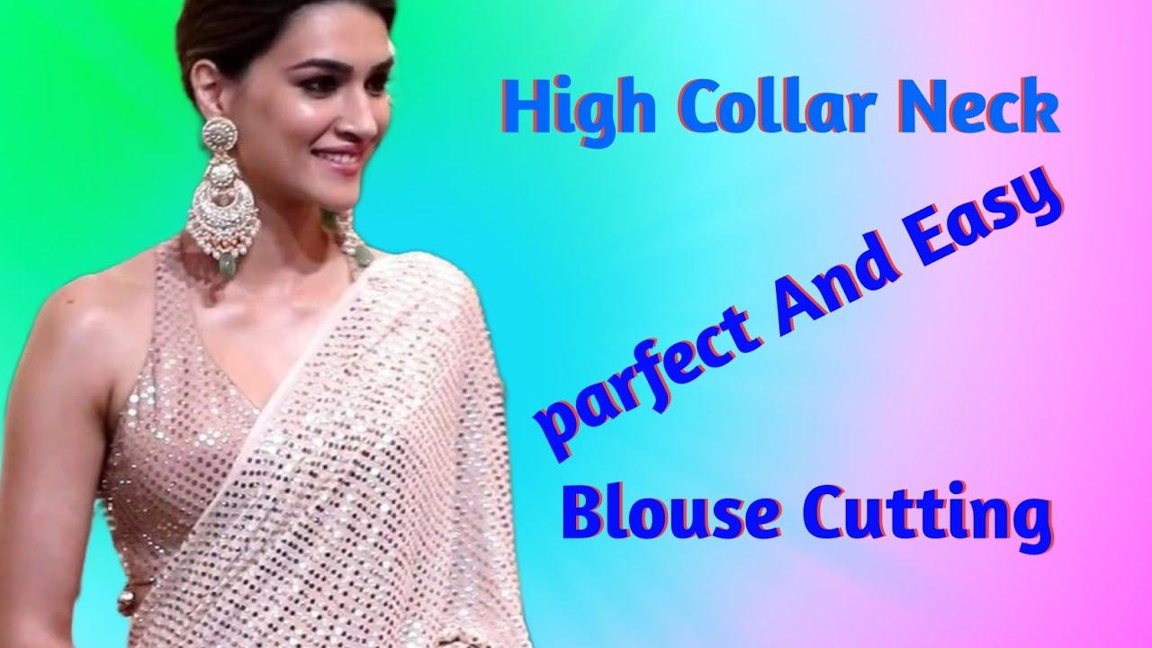 Halter High Neck Blouse Cutting😱Backless Dack Design