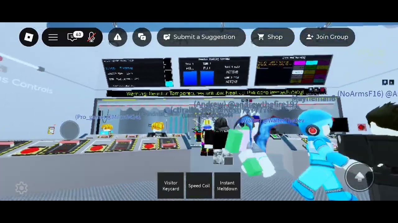 Freezedown fusion reactor laboratory roblox 