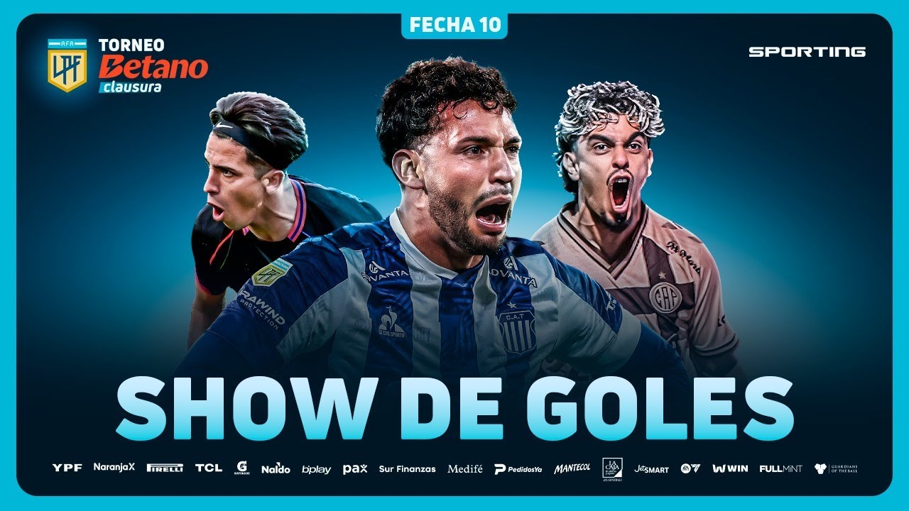 #TorneoBetano Clausura 2025 | SHOW DE GOLES DE LA FECHA 10