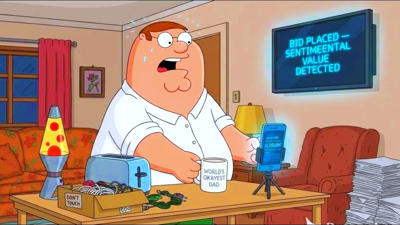 Почему мой дом конкурирует со мной на аукционе? 😂 #familyguy