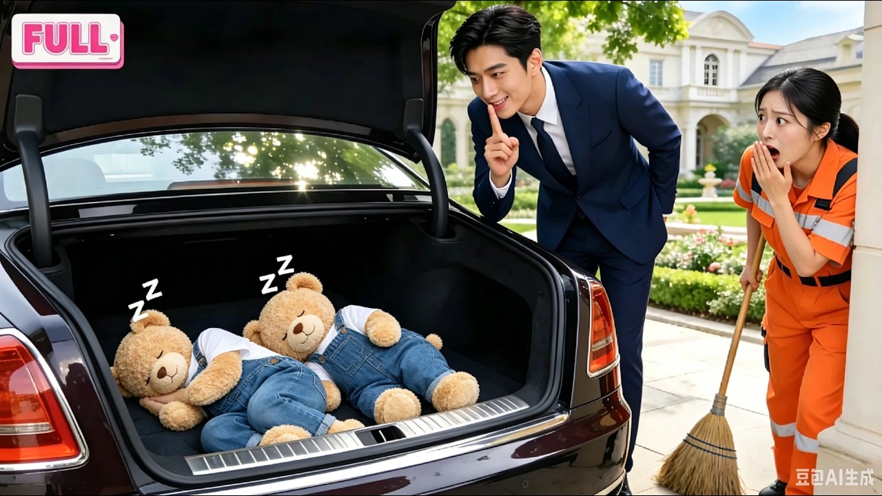 Kembar Cleaning Service Tidur di Bagasi Mobil CEO!Tapi CEO Temukan Mereka Anak Kandung!Bawa Pulang!