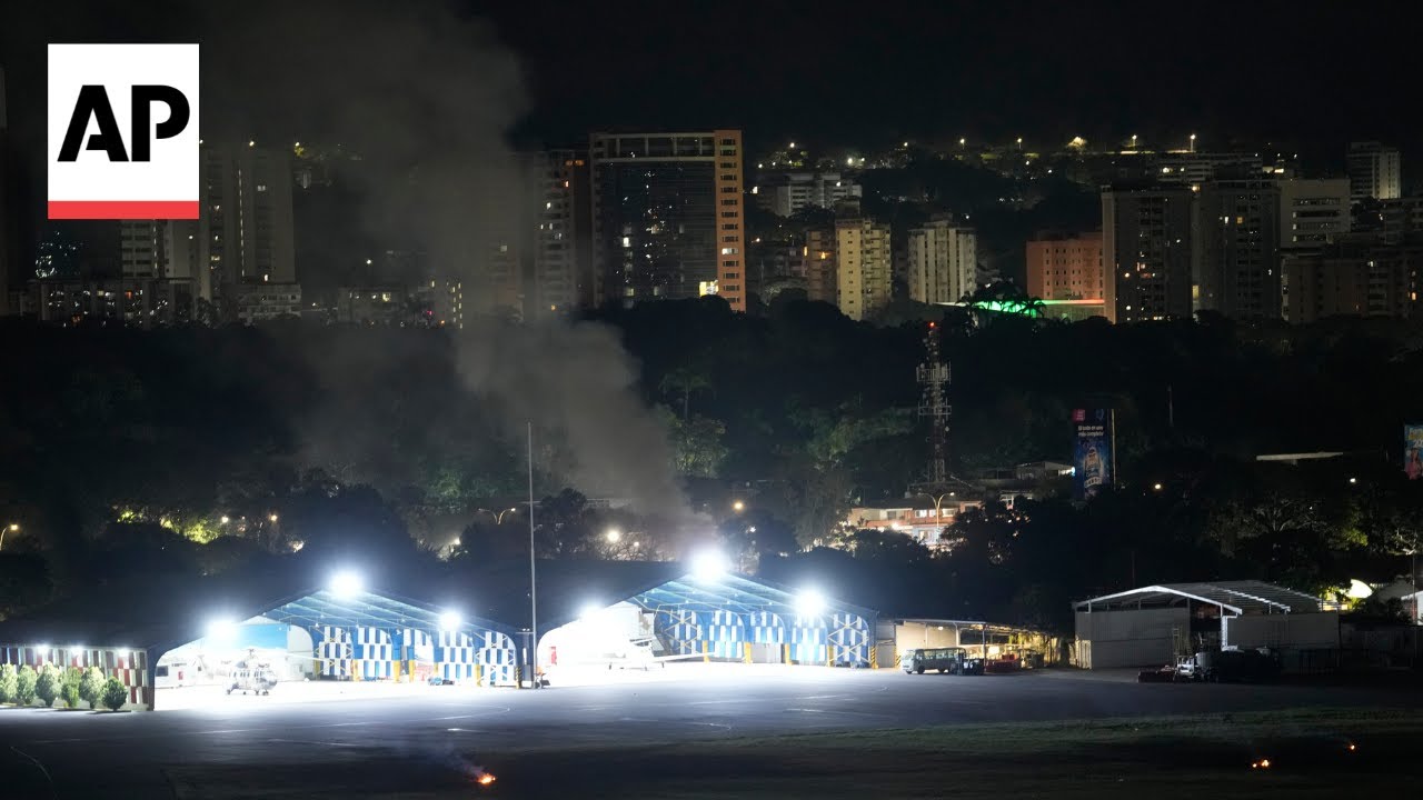 Smoke seen in Caracas after explosions and aircraft heard in Venezuela