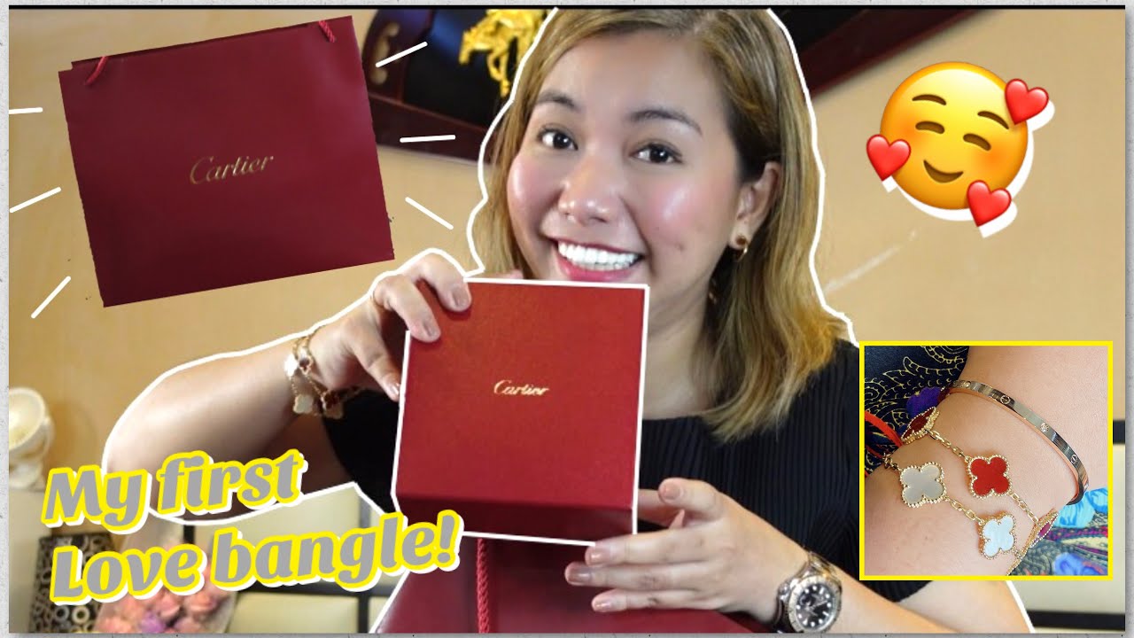 UNBOXING MY FIRST CARTIER LOVE BANGLE