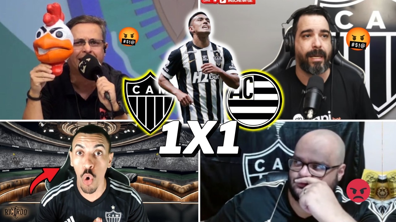 REAÇÕES DOS ATLETICANOS REVOLTADOS COM EMPATE - ATLÉTICO-MG 1X1 ATLETHIC