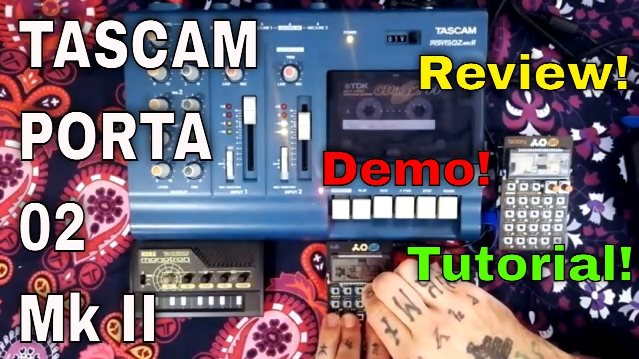 Tascam Porta 02 Mk II | Обзор, руководство и демонстрация