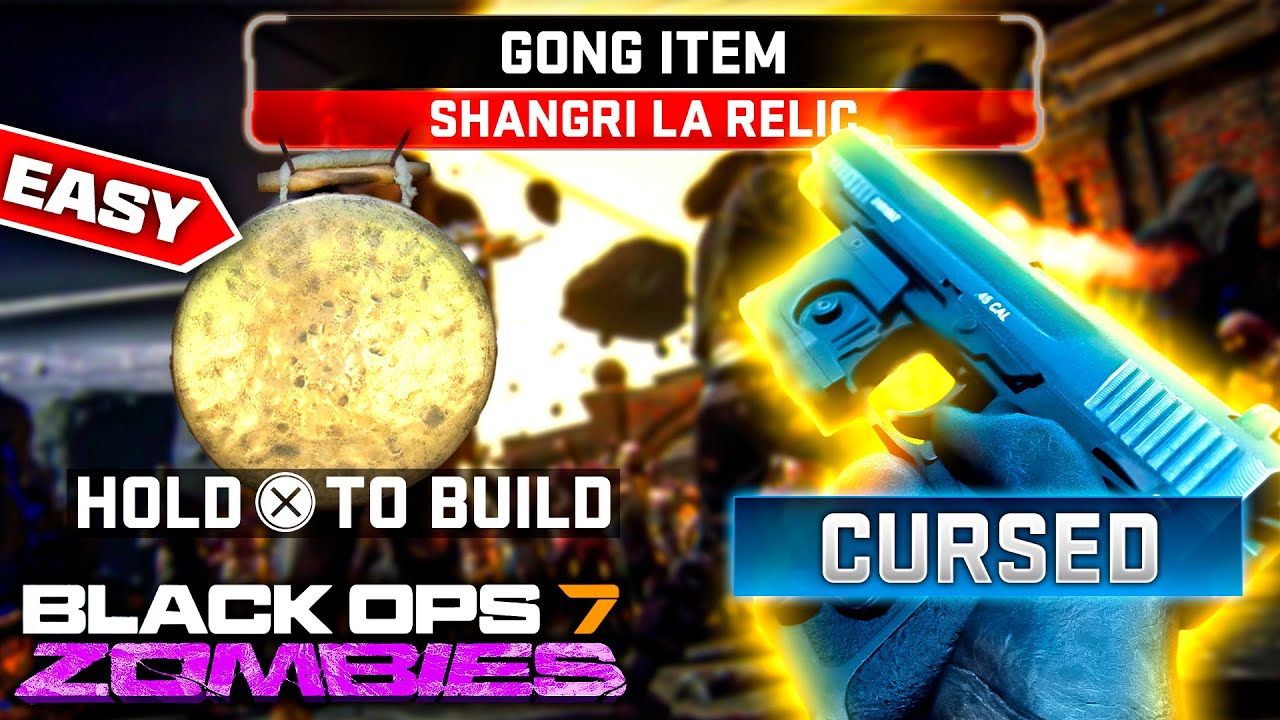 How to ACTUALLY UNLOCK GONG Relic in Cursed Mode (Black Ops 7 Zombies Astra Malorum GONG Relic Easy)