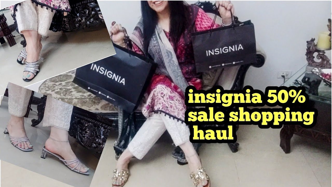 Insignia 50% off sale haul 👠 I bought the most beautiful blingy shoes in sale 👠 so excited 🛍️