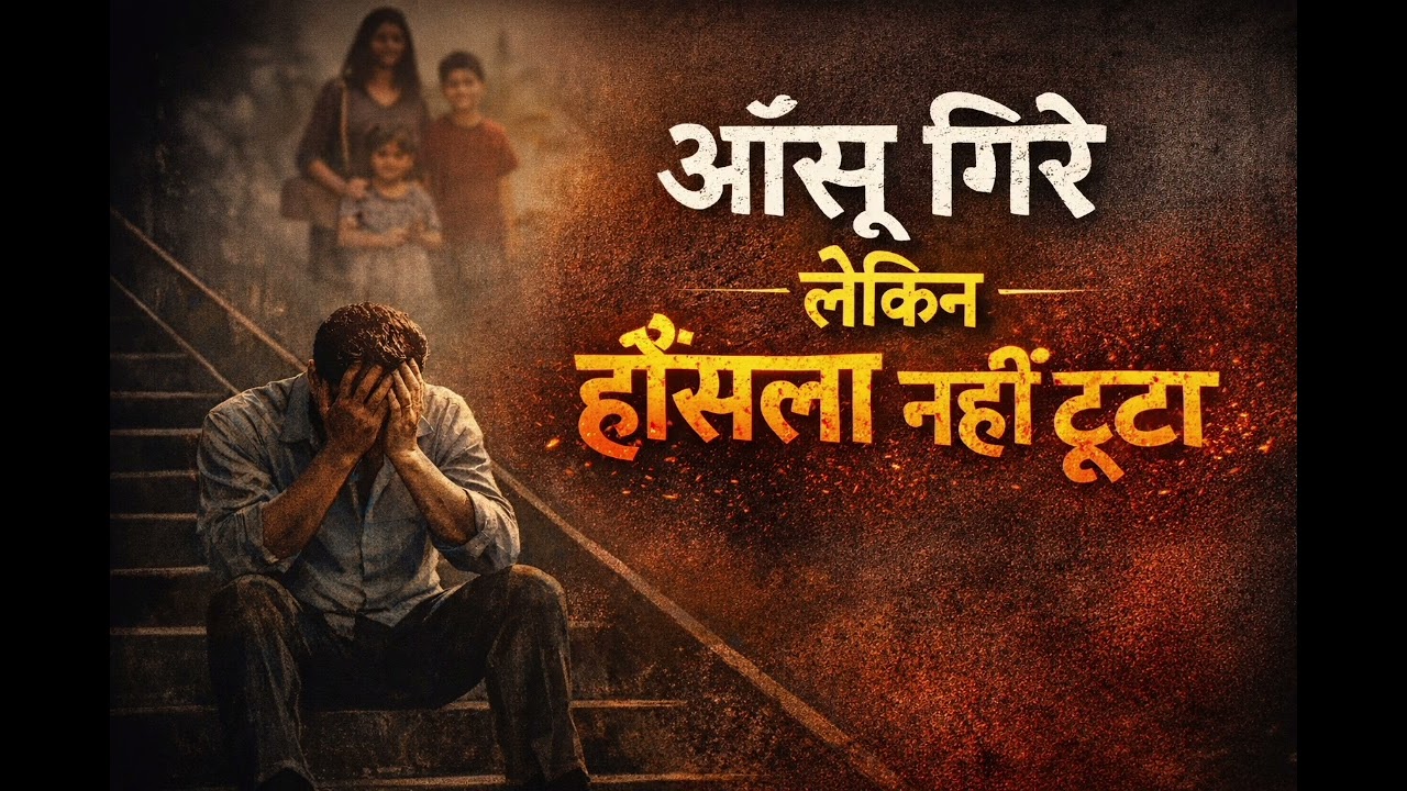 ।।आंसू गिरे लेकिन हौसला नहीं टूटा।।#motivation#trending#facts#hindi#trending#motivationalfootprint