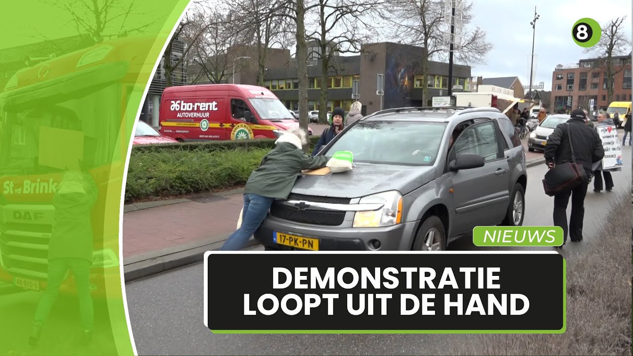 Protestactie Extinction Rebellion loopt uit de hand in Doetinchem