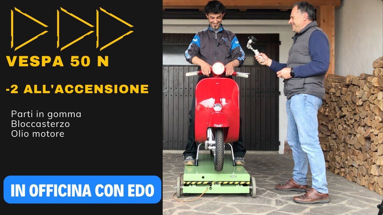 VESPA 50 N: -2 all'accensione