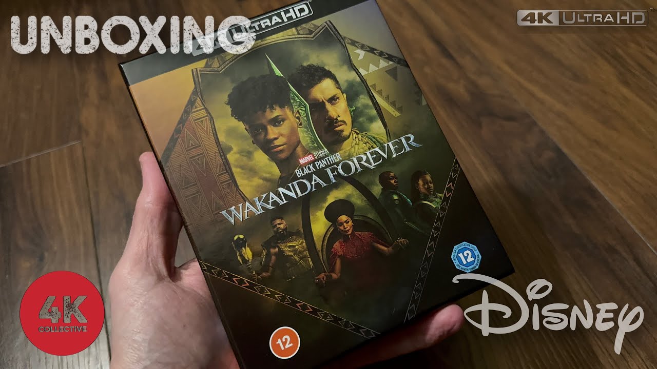 Black Panther Wakanda Forever @zavvi collectors steelbook edition 4K UltraHD Blu-ray Unboxing