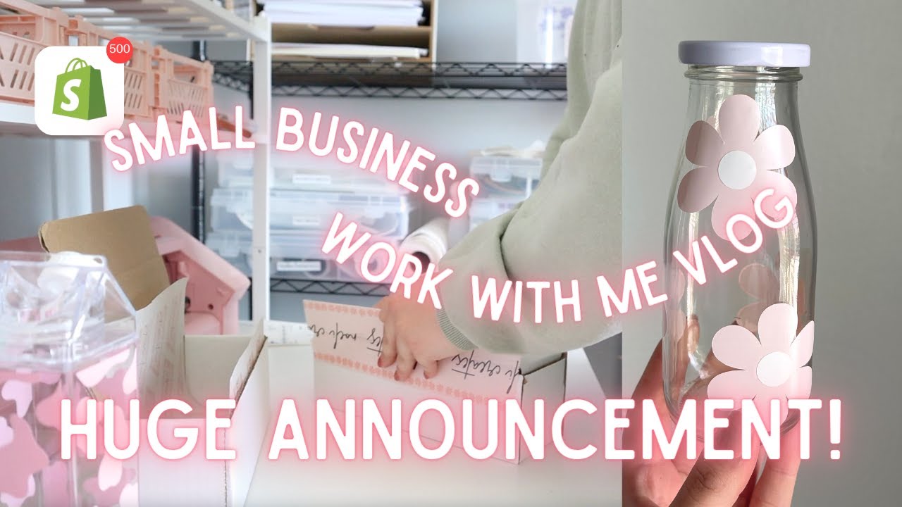 STUDIO VLOG SMALL BUSINESS | Packaging orders, Making Products, Start a Small Business From Scratch