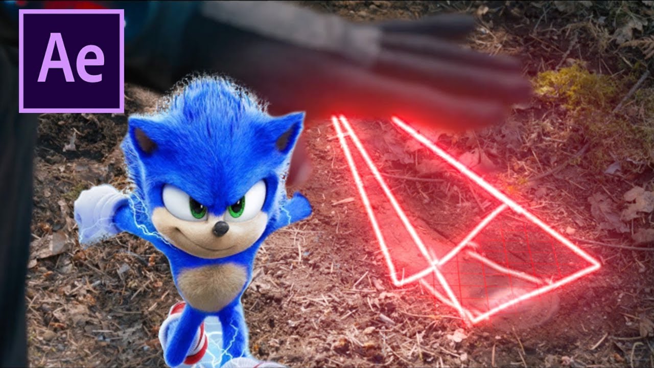 Create your own SONIC HAND SCANNER (After Effects)