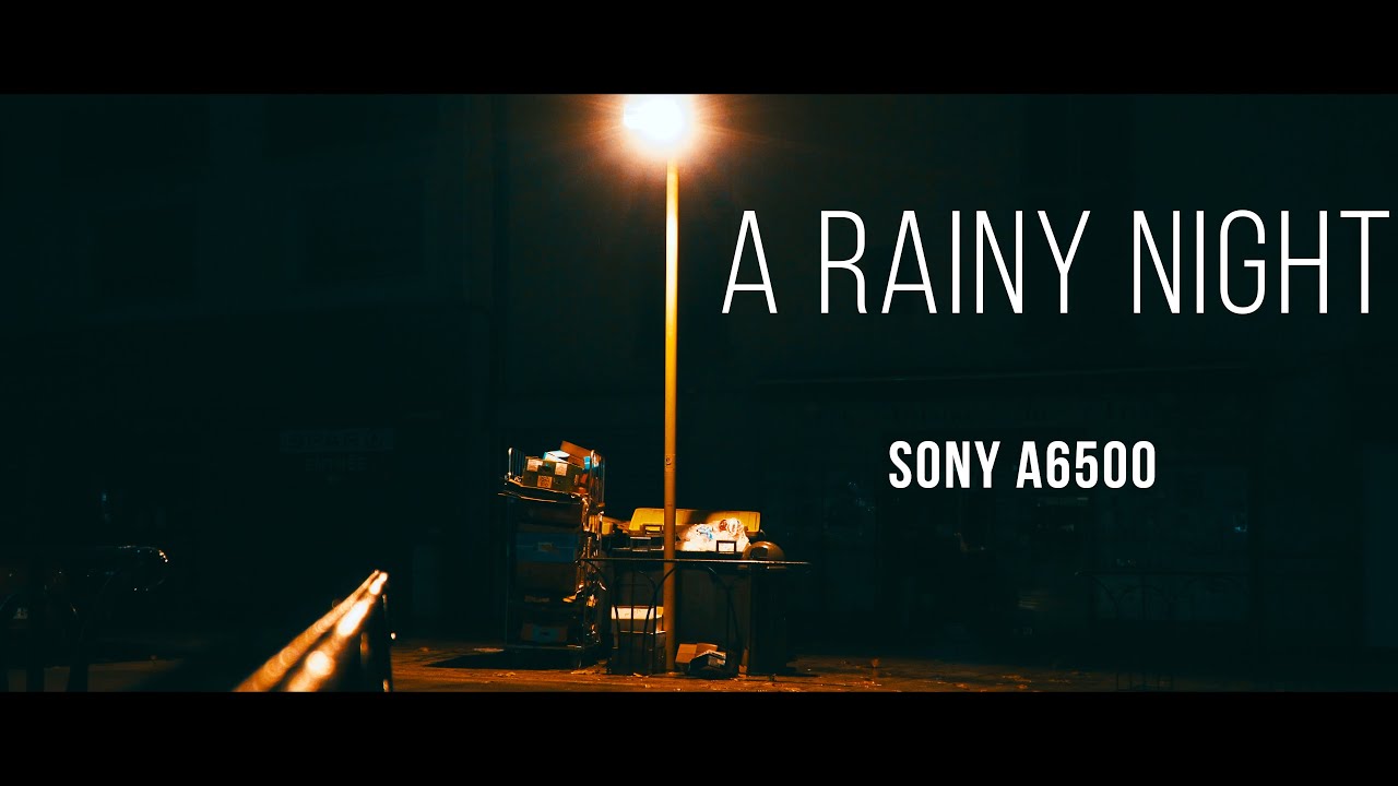 A Cinematic Rainy Night - 4K